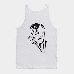 worry girl 1 Tank Top